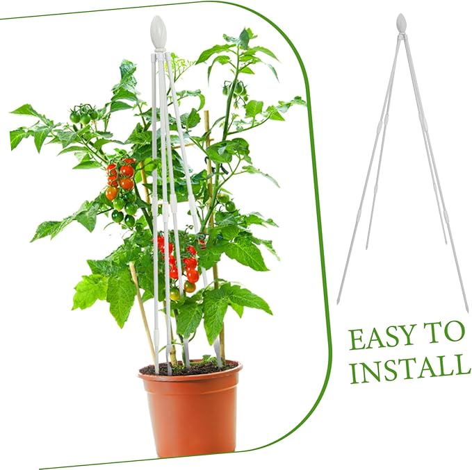 Modular Outdoor Garden Trellis for Climbing Plants 11mm Iron Support Rack for Potted Vines Sturdy Plant Climbing Stand for Indoor and Outdoor Use