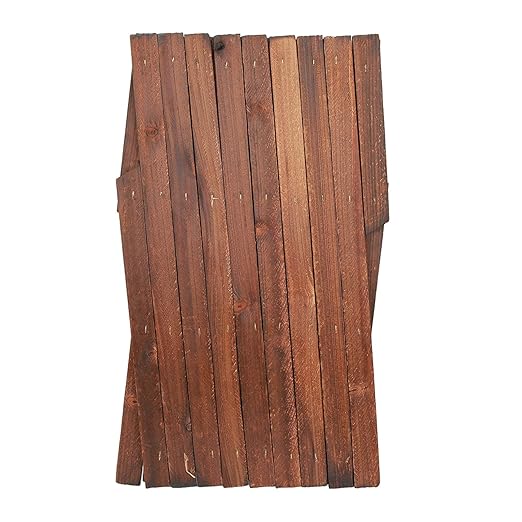 Milltrip Expandable Wooden Plant Trellis Interlocking Lattice Fence Panel for Climbing Roses Ivy &amp Garden Screening Pine Grid