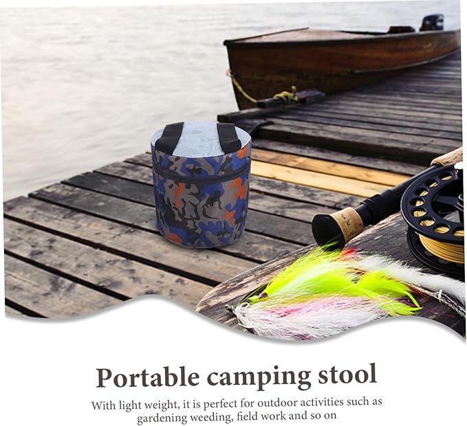 GALPADA Portable Gardening Stool Lightweight Garden Seat for Camping Fishing and Outdoor Activities Durable Stool with Height for Easy Use and Comfort