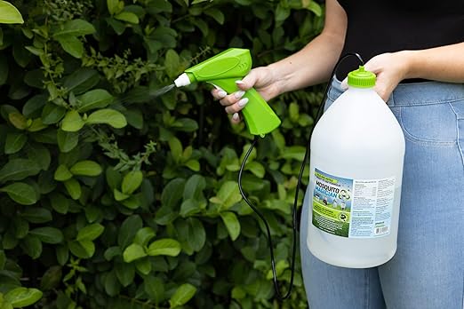 Mosquito Magician Ready to Use Liquid Solution – Kills Mosquitoes Fleas &amp Fire Ants – Use with Mosquito Foggers Sprayers &amp Misting Systems – Pet &amp Yard Safe for Lawns Patios Outdoors