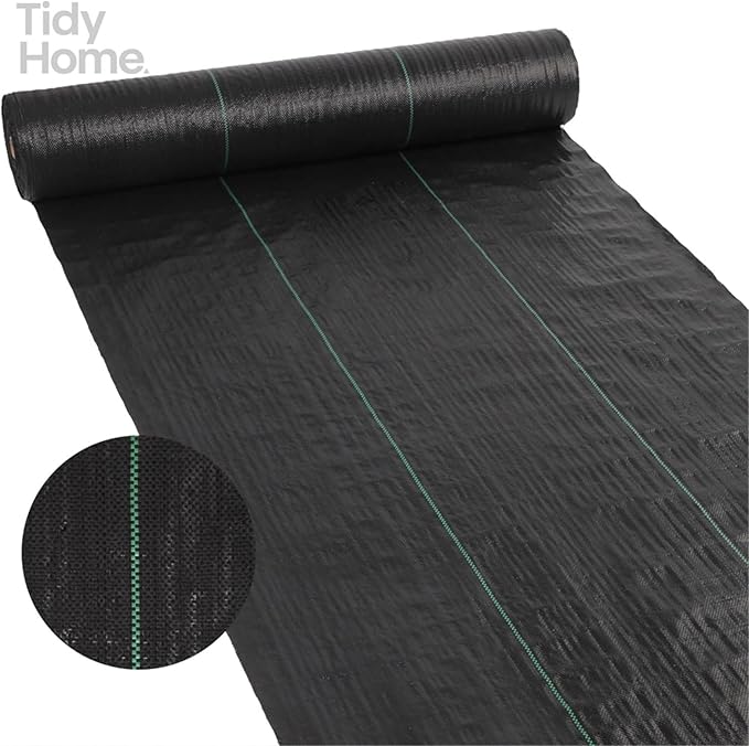 Weed Barrier Fabric 4 * 100ft Black Weeding Cloth Polyethylene FoldableUsed for Weed Control Landscape Ground Cover