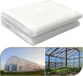 6 mil Greenhouse Plastic Sheeting Clear Greenhouse Film UV Resistant Thickened Plastic Sheeting Heavy Duty Polyethylene Green House Plastic Cover(16 x 20ft)