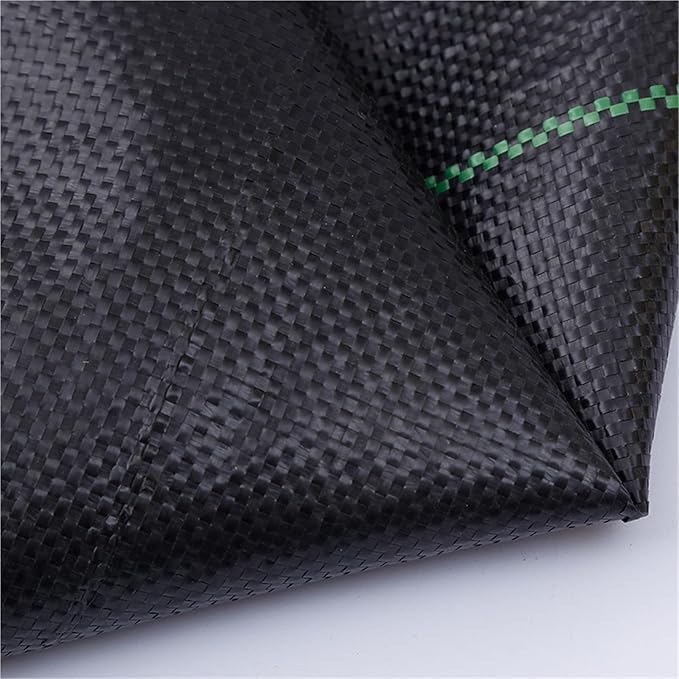 Geotextile Black Agricultural Grass Cloth Garden Weed Barrier Fabric Permeable Mesh Geotextile Industrial Weed Barrier(1mx15m)