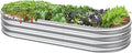 6x2.3x1ft Outdoor Raised Garden Bed Planter Raised Bed for Gardening Outdoor Raised Planter Box for Flower Vegetables