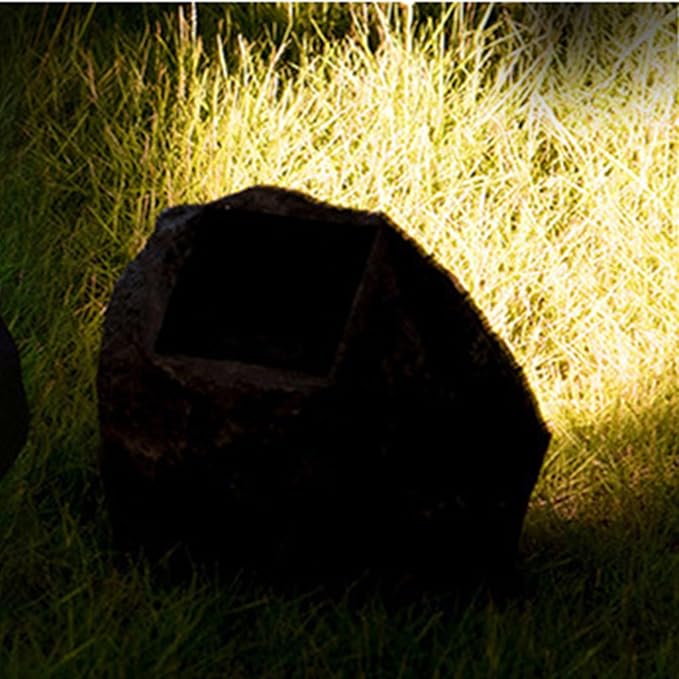Solar Spotlight – Outdoor Rock LED Spot Lights Decorativesolar Garden Lighting Warm Garden Stone Light Durable Waterproof Construction Energy Efficient Design Compact Installation |Solar Light
