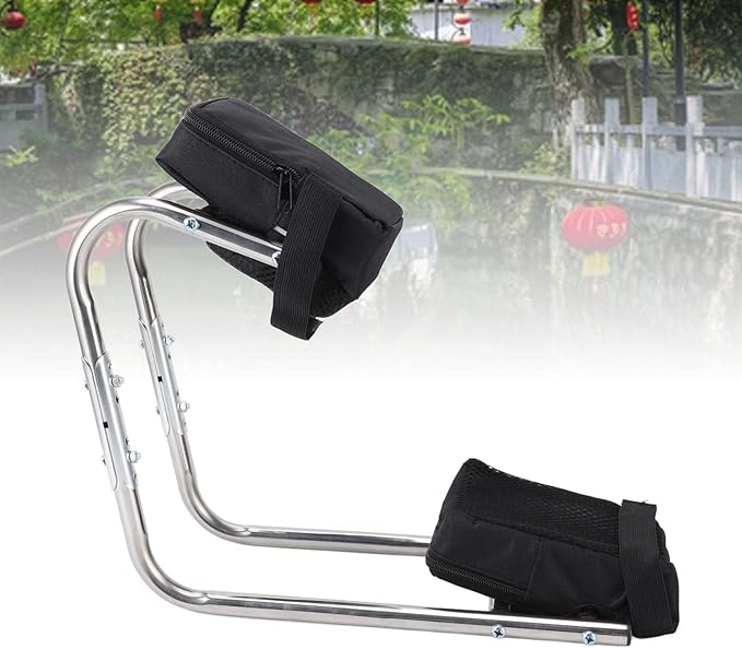 ZJchao Knee Seat Gardening Tool Stainless Steel Ankle Support Multifunctional Leg Brace