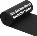 Non Woven Geotextile Fabric for Landscaping Black Weed Barrier Landscape Fabric for French Drains Underlayment Construction Projects Garden Drainage Erosion Control(6oz16in×50ft)