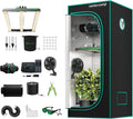 MARS HYDRO 3x3 Smart Grow Tent Kit Complete System with WiFi-Integrated Controller 43150W FC-E1500 Dimmable Grow Light32 x 32 x 63 1680D High Reflective Mylar4inch Automatic Ventilation Kit