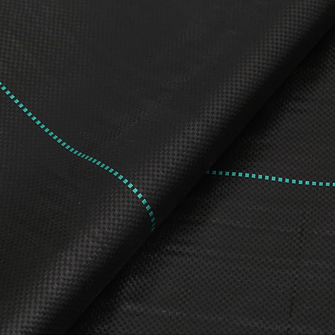 Vegetable Field Black pp Weeds Control Cloth Landscape Fabric Ground Cover Gardening Weeds Barrier Cloth Permeable Greenhouse Greenhouse Laminated Sheet Weeds Control Cloth(6 * 33FT)