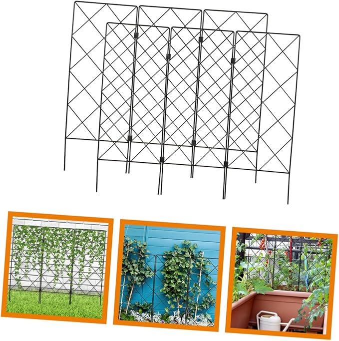 2pcs Plant Climbing Frame Garden Trellis for Support of Climbing Plants Sturdy Structure for Tomatoes Peas and Vines