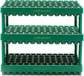Vego garden 10 x 20 76 Cells Seed Starter Tray Stackable Seedling Starting Germination Trays for Plants Planting Vegetables Herbs Flowers 3 Sets