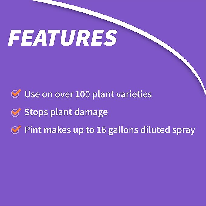Bonide Systemic Insect Control 16 oz Concentrate Long Lasting Insecticide for Outdoor Gardening Makes 16 Gallons