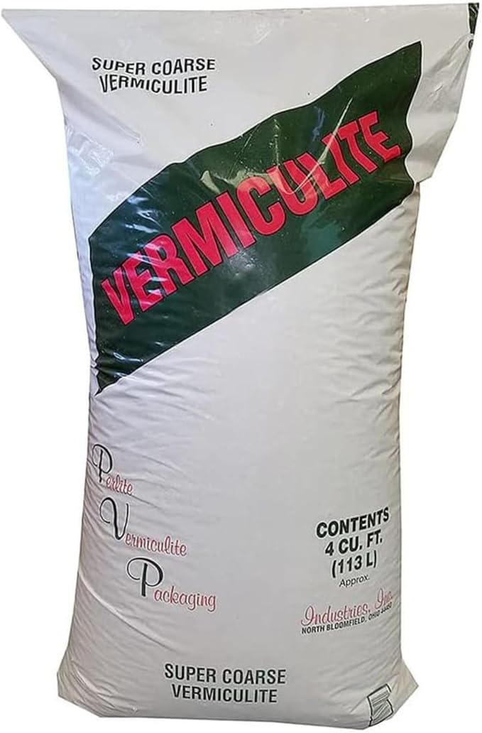Super Coarse Vermiculite Natural and Odorless Mix - Professional Use for Gardening Packaging and Industrial 4 Cubic Feet