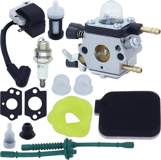 4229 120 0606 Carburetor Fits for Stihl BG45 BG55 BG65 BG46Z BG65DZ BG85 SH55C SH85DZ Leaf Blower for Zama C1Q-S68 Carb Replaces for 4229-120-0606 42291200606 with 42294001300 Ignition Coil