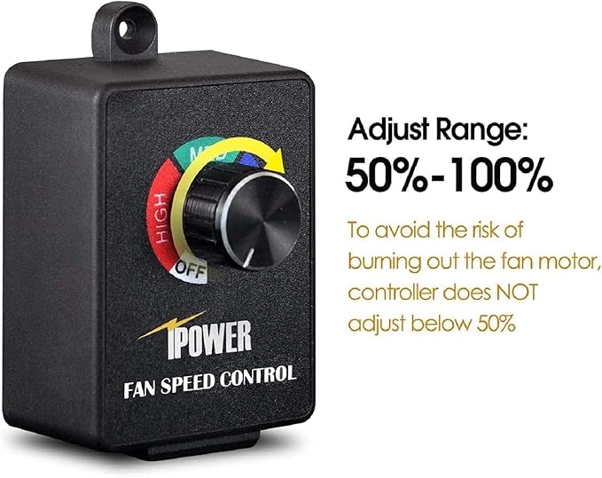 iPower 4 Inch 195 CFM Inline Fan Vent Blower Air Carbon Filter 8 Feet Ducting Speed Controller Rope Hanger and Temperature Humidity Monitor for Grow Tent Ventilation Exhaust HVAC Heating Cooling