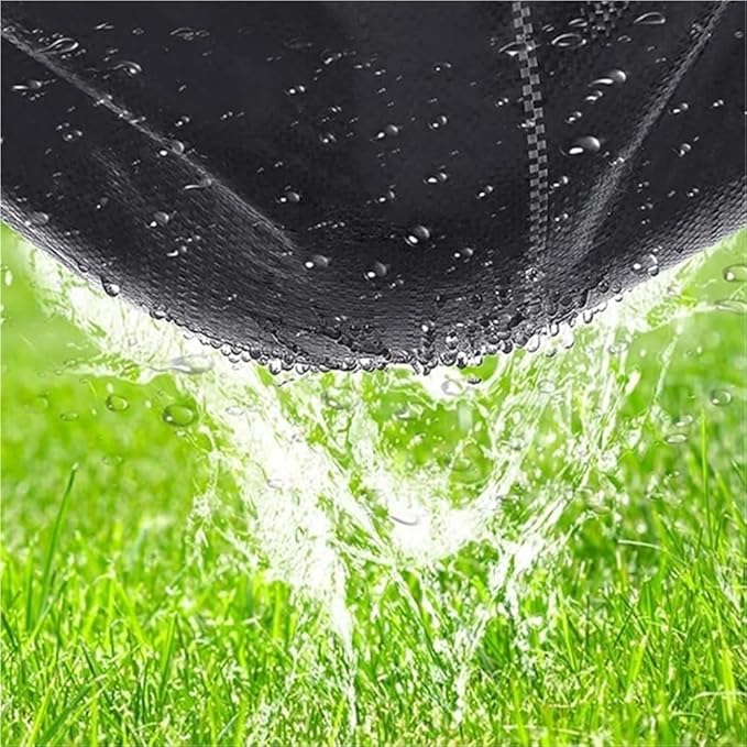 1pc Black Weed Barrier Landscape Fabric 1 * 10/20 Meters Heavy Duty Geotextile Fabric Garden Control Cloth(1MX20M)