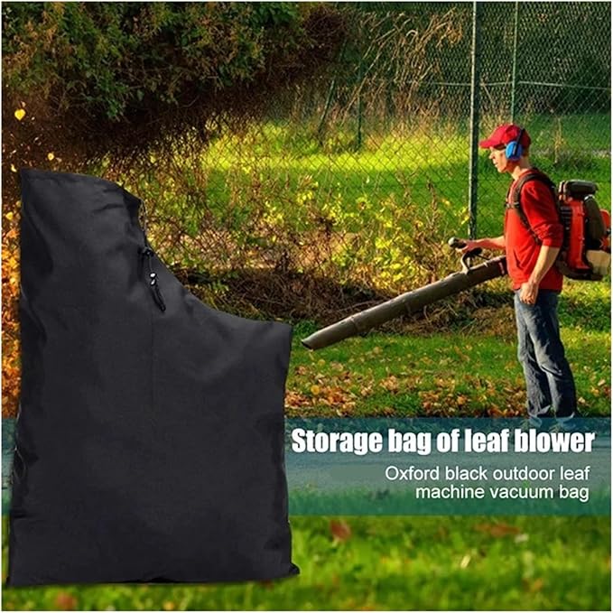 Leaf Blower Vacuum Bag for Garden Electric Leaf Blower Bag Vacuum Bag Outdoor Dustproof Replacement Part Shredder Lawn for Gardens Parks