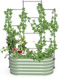 Vego garden Modular Wall Trellis System Triple Section 3.5' Long for 2.0' x 3.5' (Kids Bed) or 3.5' x 3.5' (4 in 1) Garden Beds