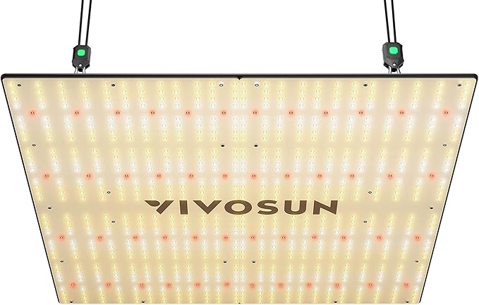 VIVOSUN LumaLight 400W LED Grow Light Full Spectrum Plant Light Smart Dimmable &amp High PPFD for Indoor Plants Seedling Vegetables Bloom Fits 4×4/5×5 Grow Tents