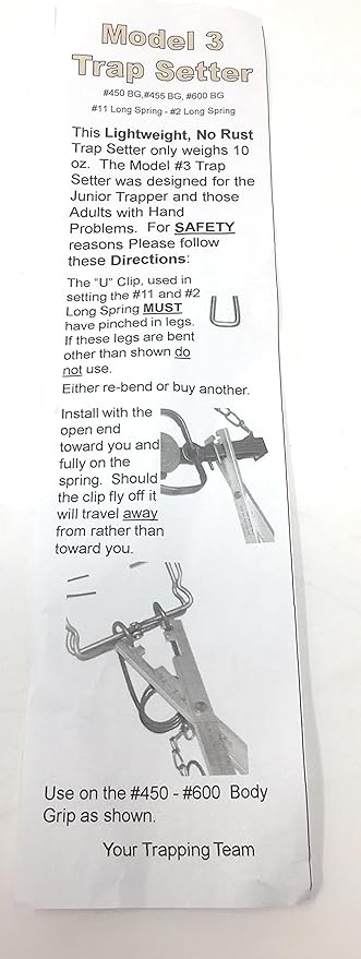 Model 3 Bodygrip and Longspring Setter