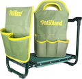 Garden Kneeler and Seat with 1 Gardening Tool Pouch and 1 Tool Bag 10.2 Widen Heavy Duty Thicken Soft Kneeling Pad Folding Garden Stool Outdoor Yard Work Seat Ideal Gardening Gifts for Mom Women