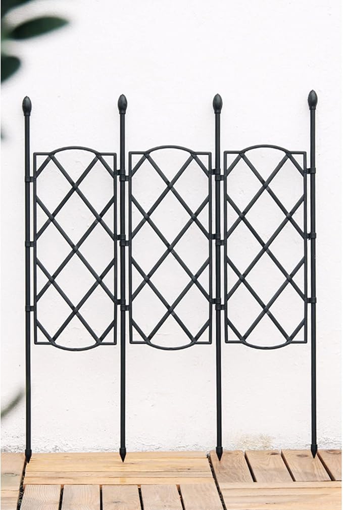 Garden Trellis for Climbing Rustproof Iron Potted Vegetables Vining Trellis for Climbing