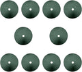 10 Pieces Tree Mulch Rings for Weed Control Barrier Fabric Round Moisturizing Fruit Tree Protector Non Woven Green- 72cm 8cm Hole