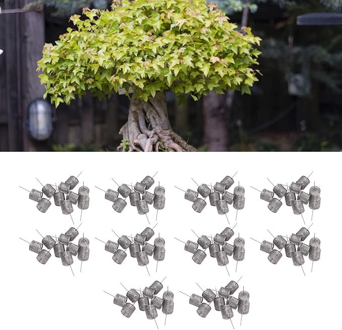 100PCS Stainless Steel Fertilizer Mesh Basket Set for Garden Nursery Easy to Use Tools for Controlled FertilizationS]