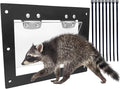 JINKEY Raccoon Excluder One Way Door Safe Removal Raccoons Trap Contactless Exclusion Device for AtticsUnder Decks &amp Chimneys Raccoon One Way Exclusion Door