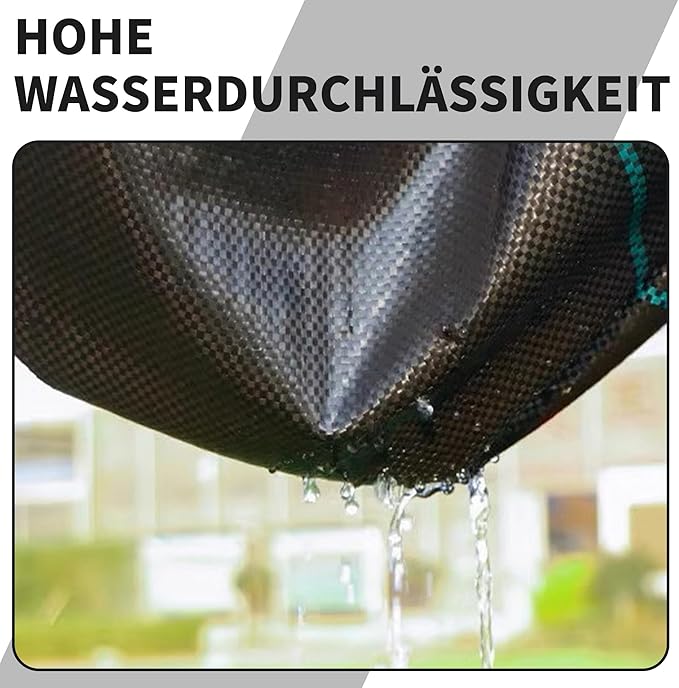 70g/2.46oz Driveway Fabric Heavy Duty Woven Landscape Fabric Garden Weed Barrier Fabric Weed Control Fabric Geotextile Fabric for Landscaping Ground Cover Weed Block Gardening Mat(1.0*10m)