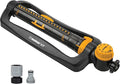 Melnor 65133AMZ XT Turbo Oscillating Sprinkler W/Timer 4000 sq. ft. Quick Connect Bundle 2-Way Adjustable Black Yellow