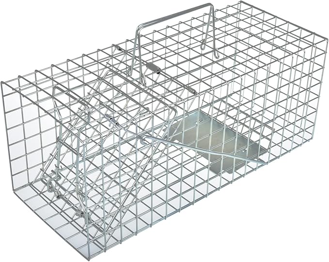 Squirrel Trap Heavy Duty Humane Live Animal Cage Trap (No Assembly Required) - 17 x 7 x 7