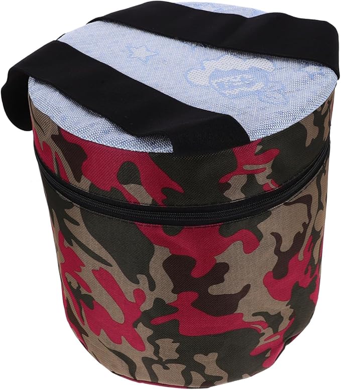 Portable Garden Wearable Foam Stool with Pocket 25cm Height Small Outdoor Workseat for Gardening Farming Camping and Fishing Random Style