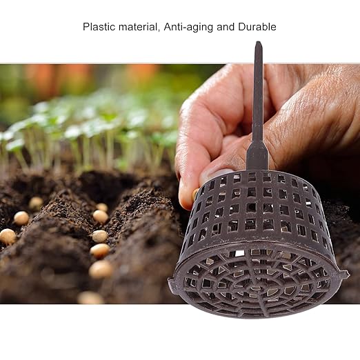 Bonsai Fertilizer Basket20Pcs Plastic Bonsai Fertilizer Box with Lid Garden Planting Fertilization Mesh Baskets for Orchid Bonsai Potted Plants