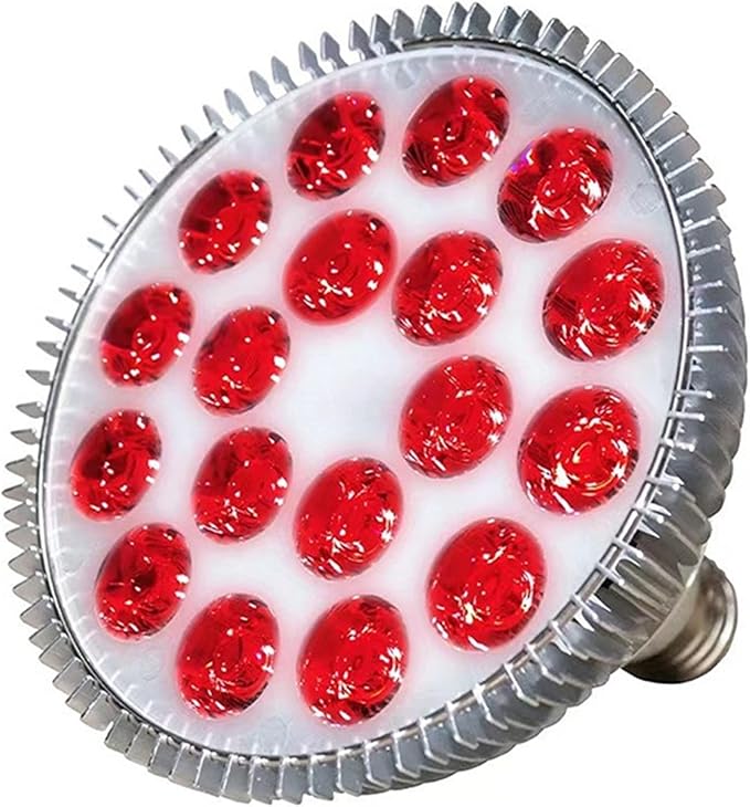 E27 LED Plant Grow Light 54W Par38 Full Spectrum Phyto Grow Box for Flower Seed Growth Hydroponics Veg Growing (Color : 18red 660mn)