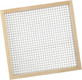 Garden Soil Sifter Garden Soil Mesh Wooden Equipment Lightweight Sieve Dirt Sifter Gardening Tool for Backyard Potting Plants Hole Diameter 3mm