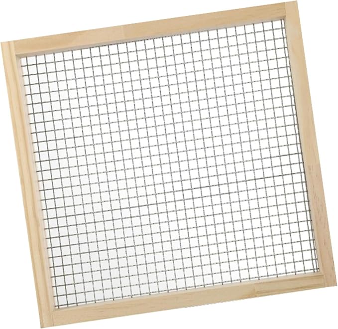 Garden Soil Sifter Garden Soil Mesh Multifunction Accessories Supplies Portable Sieve Dirt Sifter Gardening Tool for Backyard- Hole Diameter 3mm