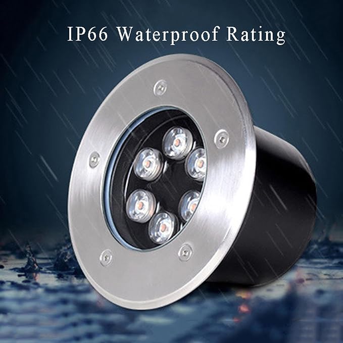 Outdoor Buried Lights Recessed Ground Light IP66 Waterproof AC85-110V LED Underground Light for Garden Path Piazza Walkway Landscape Spotlight