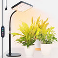 2026 Desk Grow Light Bright Full Spectrum Grow Lights for Indoor Plants Bonsai Seed Starting 4/8/12/16/20H Timer 25 Watt Power Draw NO Need Adapter 16-24 Height Adjustable