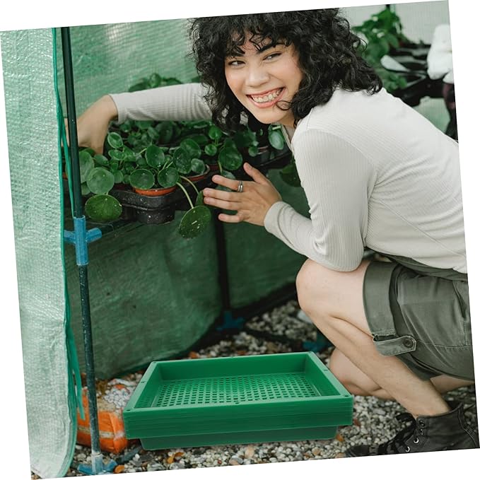 6pcs Miaopan Plant Growing Starter Multi-Hole Seed Germinating Tray Easy to Use and Transport for