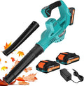 Leaf Blower Cordless 160 MPH Battery Powered Leaf Blower Electric Leaf Blowers with 2.0 Ah Batteries and Charger &amp 2 Speed Modes Blowers for Lawn Care Yard Blowing Leaves Dust Snow