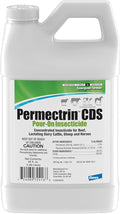 Permectrin CDS Pour-on Insecticide Pour-On &amp Premise Spray | Controls Flies Lice &amp Ticks | 0.5 Gal Jug
