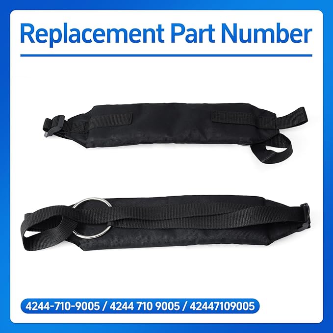 2Pcs 4244-710-9005 Blower Harness Straps Compatible with STIHL Backpack Leaf Blowers BR350 BR430 BR450 SR430 SR450 Left and Right Shoulder Strap Replace 4244 710 9005 42447109005 Black