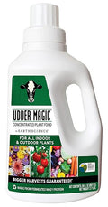 Earth Science Udder Magic Concentrated Plant Food for Indoor &amp Outdoor Plants— 30 oz—Nutrient Rich Fertilizer for Bigger Harvests &amp Blooms - Seed Starter for Vegetables Flowers Herbs Succul