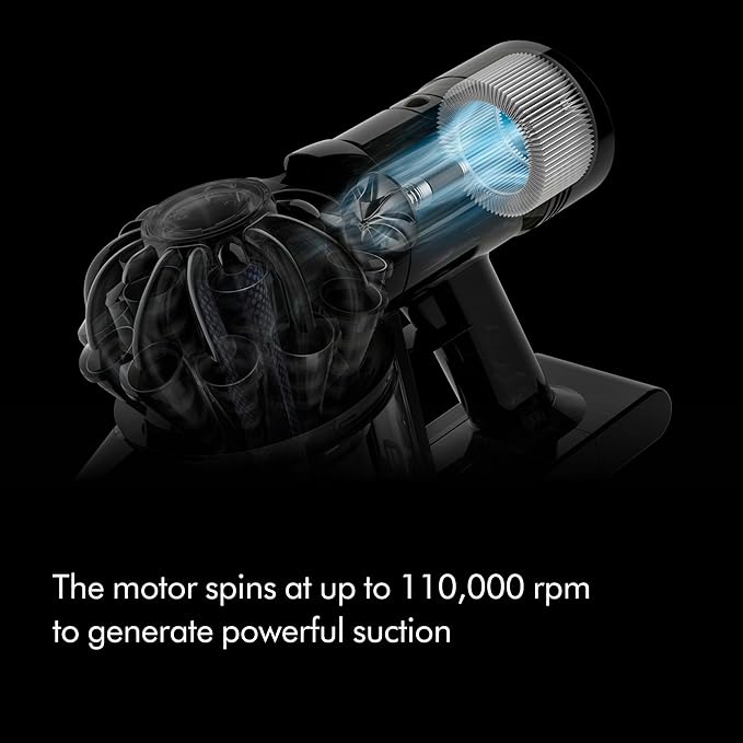 Dyson Car+Boat Handheld Vacuum Cordless and Lightweight Cleans Hard Surfaces and Upholstery 115AW 2 Power Modes Up to 50 Minutes²