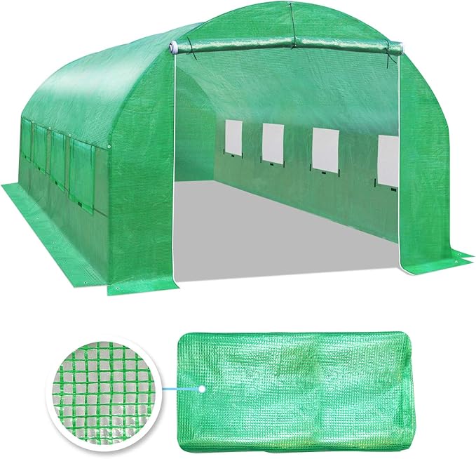 BenefitUSA Replacement Cover for Greenhouse (20'x10'x7')