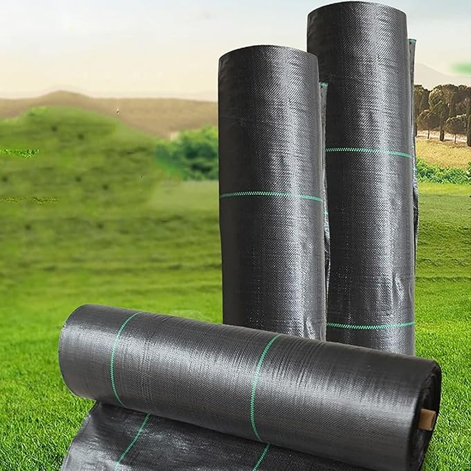 Weed Control Film Geotextile Landscape Fabric Gardening Mat Garden Ground Cover Tree Protection Weed Mats(1 * 200m)