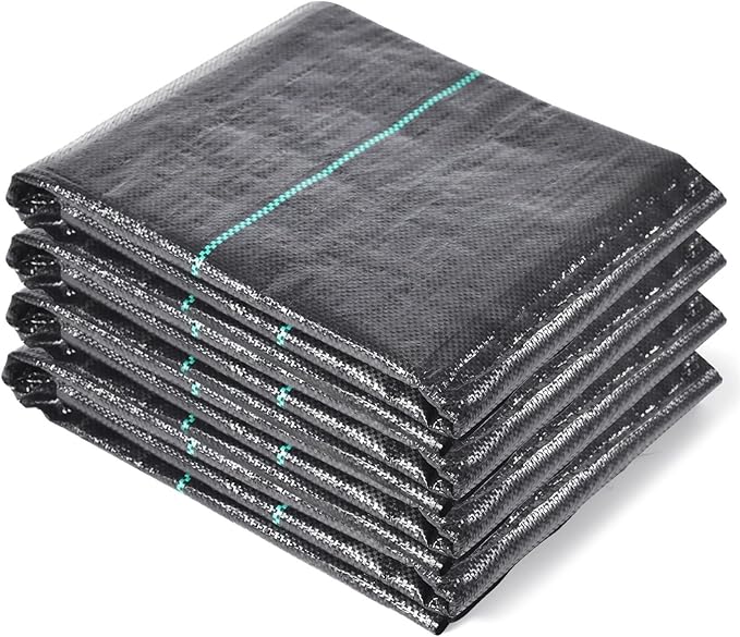 Weed Barrier Fabric Weed Membrane Garden Landscape Fabric Anti Grass Cloth Strong Breathable Plastic Mulch Thicker Ground Cover for Gardening(250cmX1000cm)