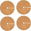 Coconut for Mulch Tray Pack of 4 20 30 35 40 45 60cm Coir Fiber Plant Protector for Garden Trees for Moisture Retaining Weed Barrier for Potted Plants