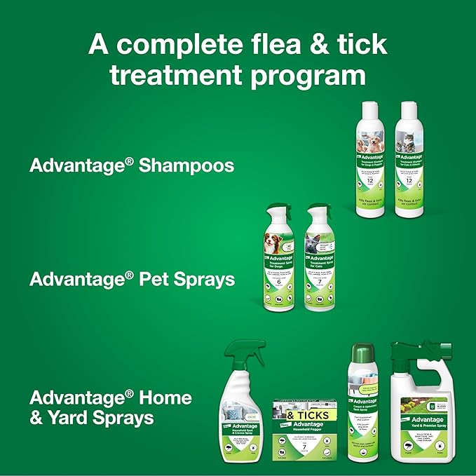 Advantage Household Fogger | Kills Fleas &amp Ticks | Flea Fogger for Home | 2 oz. Canisters (Pack of 3)
